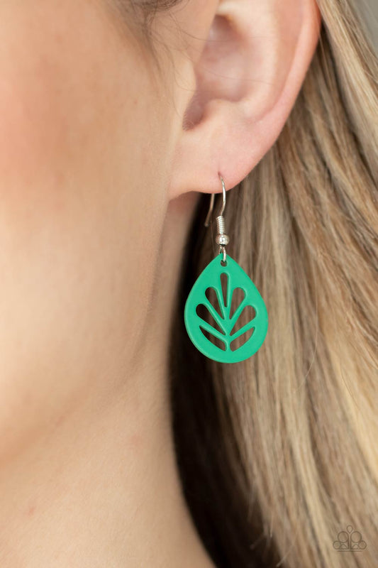 LEAF Yourself Wide Open - Green Paparazzi Accessories