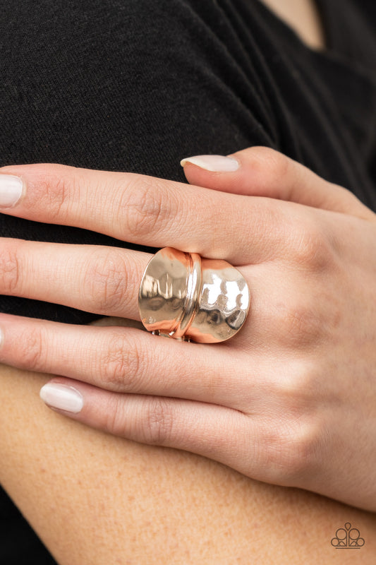 High Stakes Gleam - Rose Gold Paparazzi Accessories