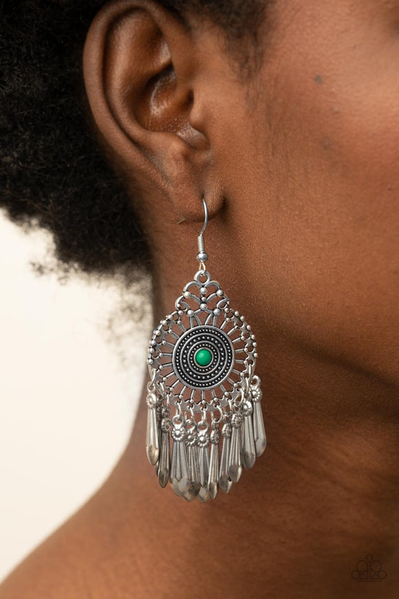 Dream a Little DREAMCATCHER - Green Paparazzi Accessories