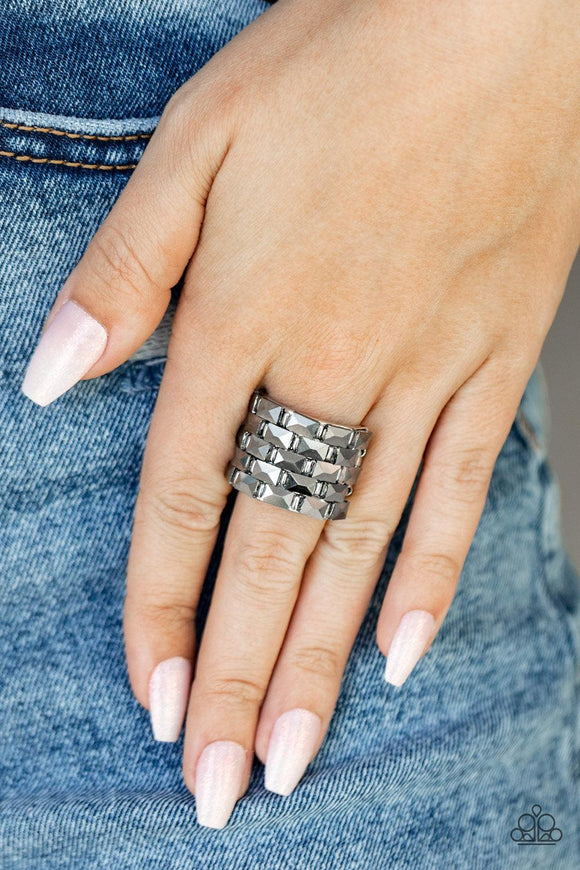Checkered Couture - Silver Paparazzi Accessories