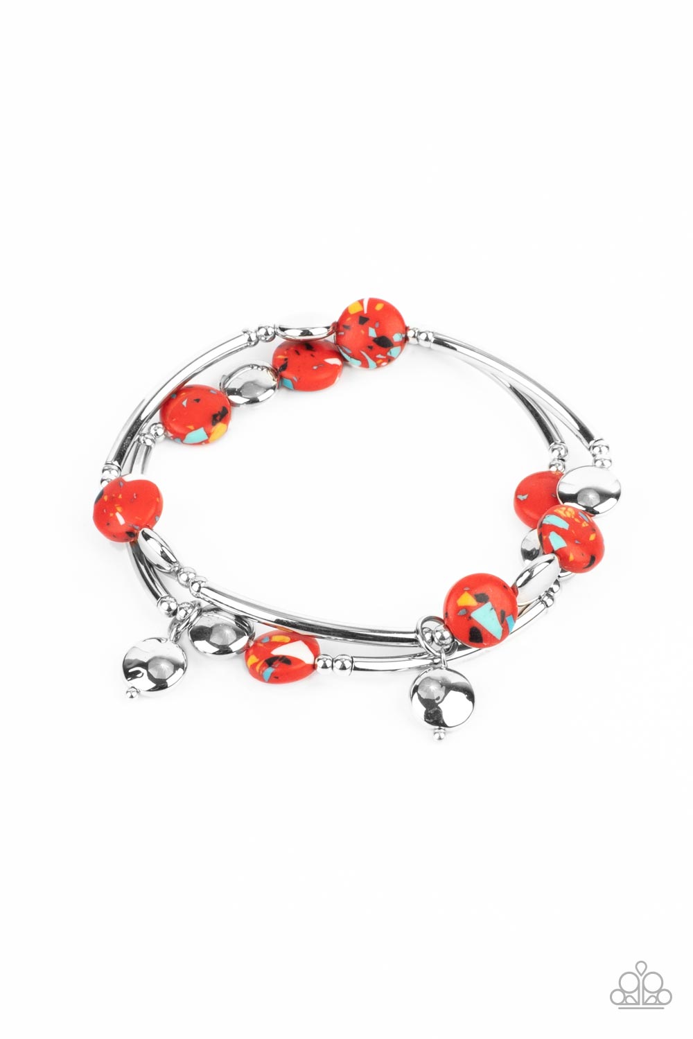 Terrazzo Territory - Red Paparazzi Accessories