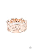 Billowy Bands - Rose Gold Paparazzi Accessories