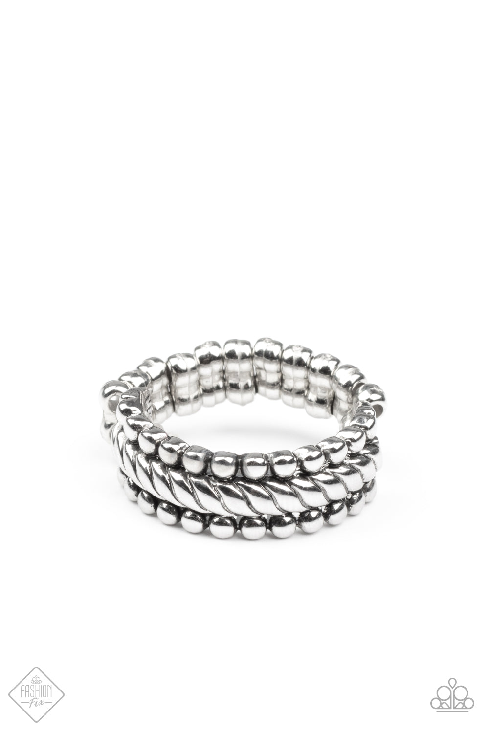 Tangible Texture - Silver Paparazzi Accessories