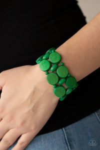 Beach Bravado - Green Paparazzi Accessories