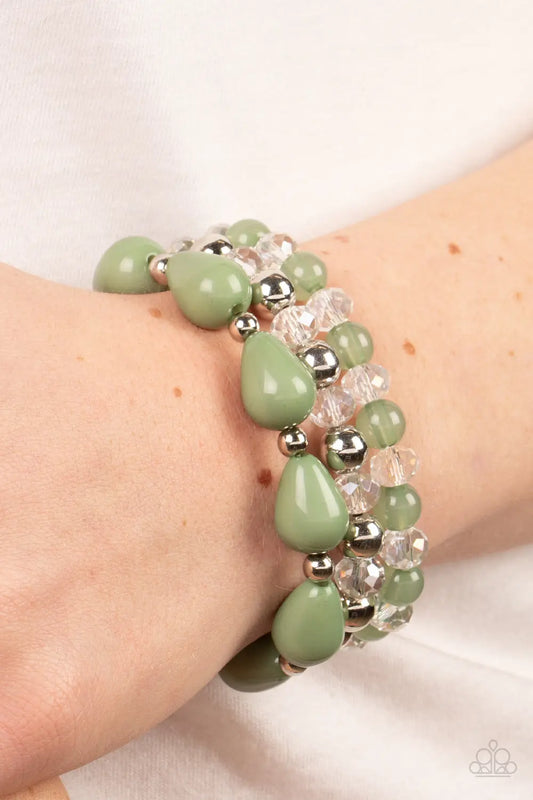 Beachside Brunch - Green Paparazzi Accessories