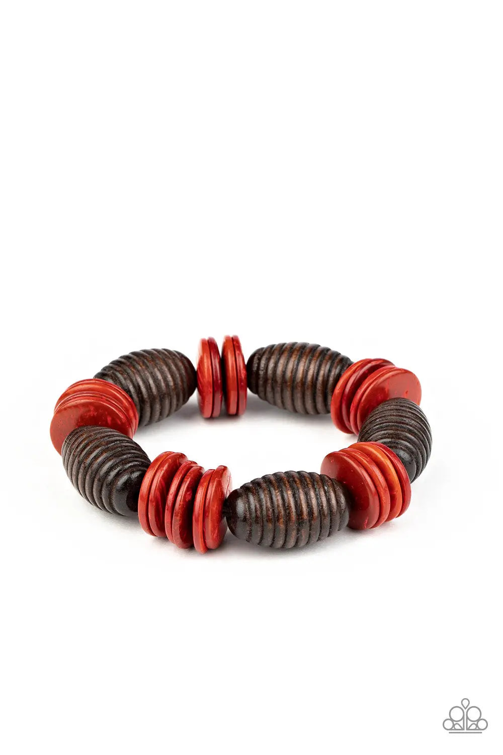 Caribbean Castaway - Red Paparazzi Accessories