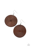 Caribbean Cymbal - Brown Paparazzi Accessories