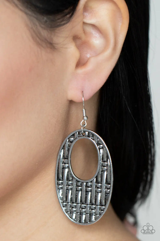 Engraved Edge - Silver Paparazzi Accessories