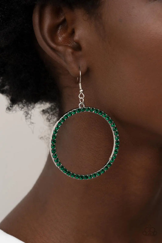 Head-Turning Halo - Green Paparazzi Accessories