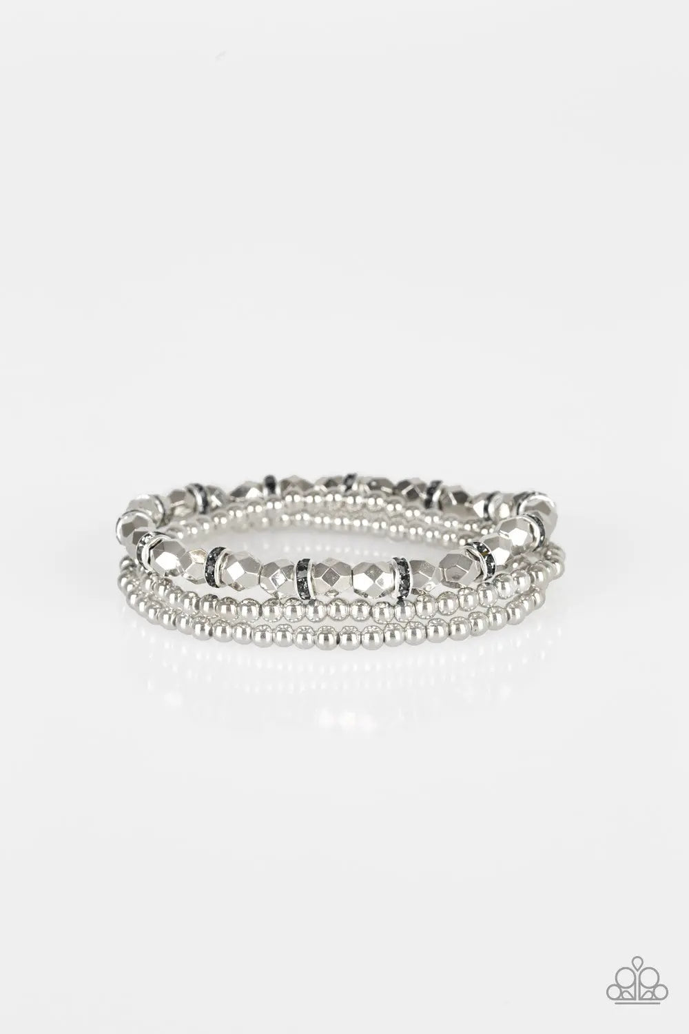 Let There BEAM Light - Silver Paparazzi Accessories