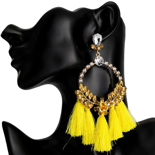 Rio Tassel Earrings GlamChasyn