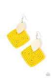 Sabbatical WEAVE - Yellow Paparazzi Accessories