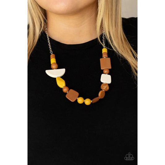 Tranquil Trendsetter - Yellow Paparazzi Accessories