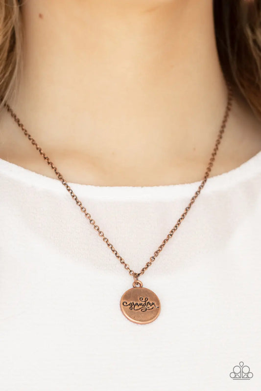 Worlds Best Grandma - Copper Paparazzi Accessories